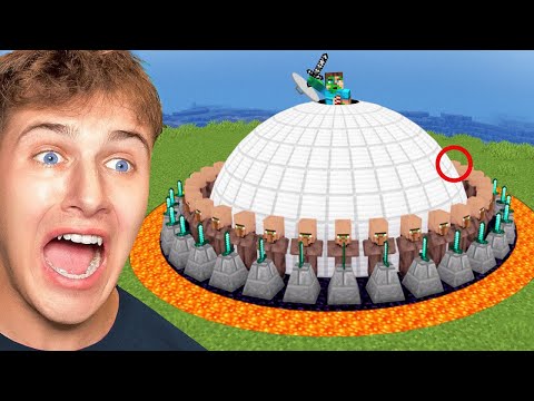 I Fooled My Friends With an ILLEGAL Minecraft Base