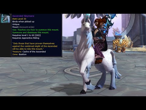 Ascended Skymane Drop | Mount Farming | World of Warcraft