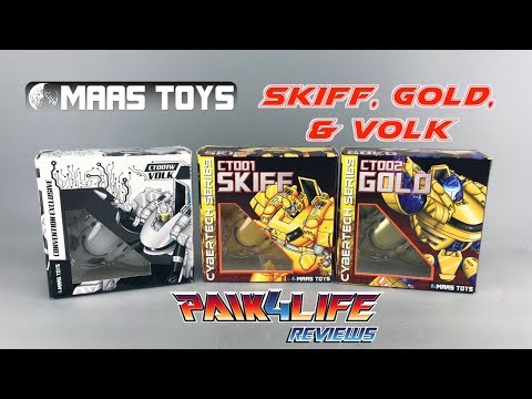 Transformers Review: MAAS Toys CT001 Skiff, CT002 Gold, CT001W Volk // P4L Reviews