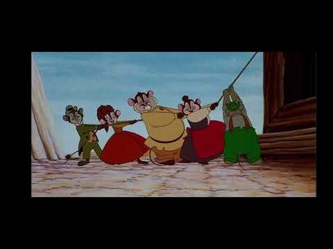 Fievel reunited with his family