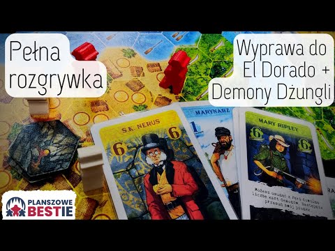 Planszowe Bestie #188 - Wyprawa do El Dorado + Demony Dżungli - Pełna rozgrywka - 18.04.2023