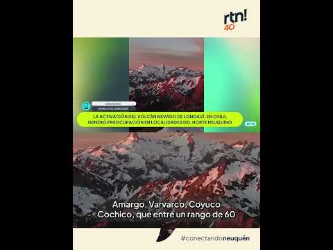 🚨🌋 Alerta amarilla en el volcán Nevado de Longaví: Defensa Civil llevó tranquilidad a Neuquén