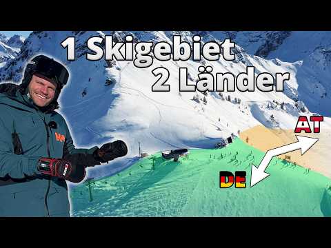 2 Länder 🇩🇪/🇦🇹 1 Skigebiet! 😳 Oberstdorf–Kleinwalsertal im Test