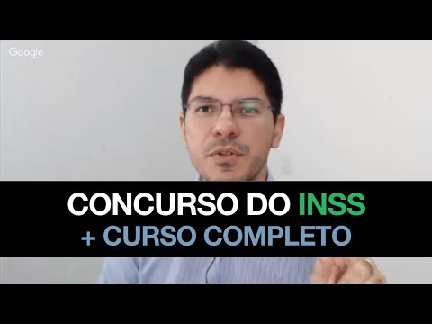 Concurso do INSS 2019-2020 + Curso Completo