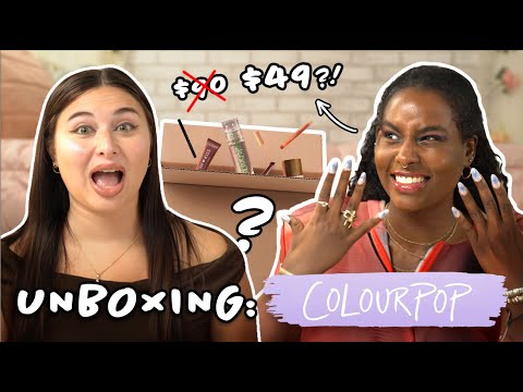 ColourPop Fall $49 Mystery Box: FULL Unboxing & Honest Product Swatches