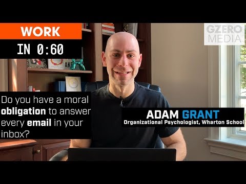 You're Not Morally Obligated to Answer Every Email: Work in 60 Seconds