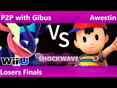 SW 124 - P2P with Gibus (Greninja) vs SS | Awestin (Ness) Losers Finals - Smash 4
