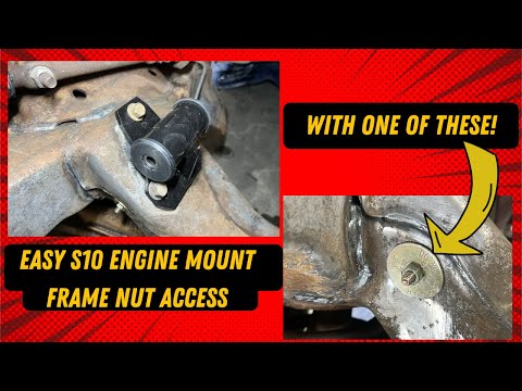 Engine Mount Removal Idea for S10