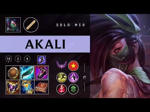 Akali Mid vs Taliyah - VN Master Patch 26.04