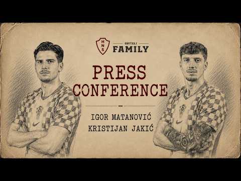 Konferencija za medije: Kristijan Jakić i Igor Matanović