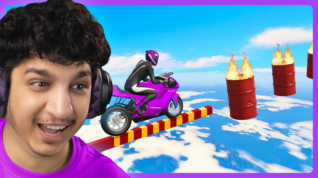 Super Hard 200IQ Bike Parkour in GTA 5 | Potato