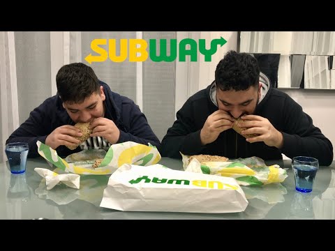 SUBWAY CHALLENGE | Wettessen vs Bruder + BESTRAFUNG ( Brüder Duell )