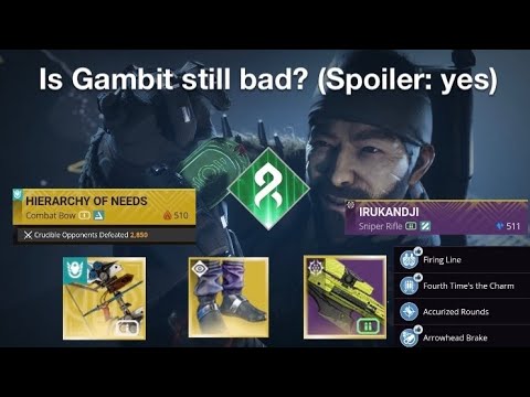 Destiny is so bad right now I'm enjoying gambit (casual sniper clips I'm learning)