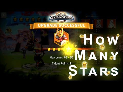 Rise of Civilizations - 5 Star Legendary Commander | How many Stars Does it Take?