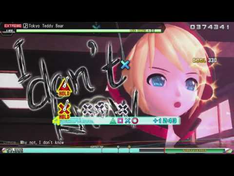 【Project Diva: FT】鏡音リン「Tokyo Teddy Bear」東京テディベア 8★ Extreme Perfect