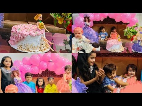 Haima's Birthday Party || Doll Cake ||#MuhammadAteebAhsanVideos