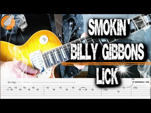 Billy Gibbons ZZ Top Guitar Licks (with Tab!)