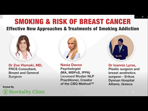 Smoking & Risk of Breast Cancer - with Dr Zoe Vlamaki, Nasia Davos, Dr Ioannis Lyras