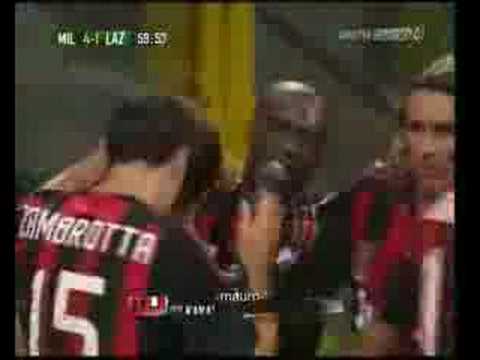 grandissimo goal di kaka milan 4-1 lazio