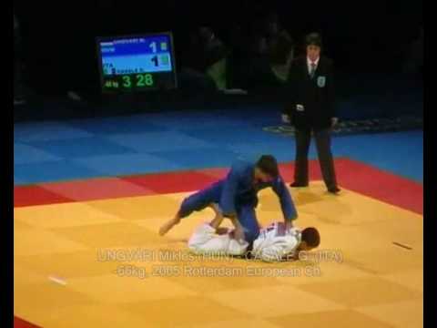 Judo ECh UNGVÁRI Miklós (HUN) - CASALE G. (ITA) - 2005 Rotterdam -66kg 柔道