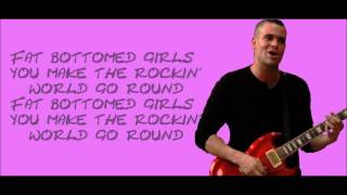 Glee - Fat Bottomed Girls (lyrics)