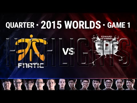 FNATIC vs EDG Highlights | Quarter-Final Game 1 S5 2015 LoL World Championship | FNC vs EDG