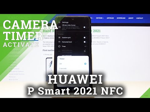 How to Set Camera Timer in HUAWEI P Smart 2021 NFC – Camera Features