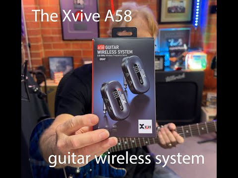 Xvive A58 wireless guitar system demo by Brett Garsed