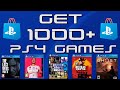 How To Get 1000 PS4 Games For FREE In 30 Seconds