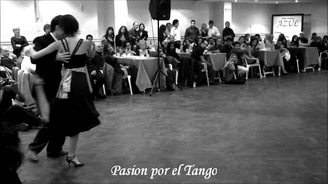 LUCILA BARDACH y MARCELO LAVERGATA bailando el tango MALA SUERTE en el NUEVO PISOTON