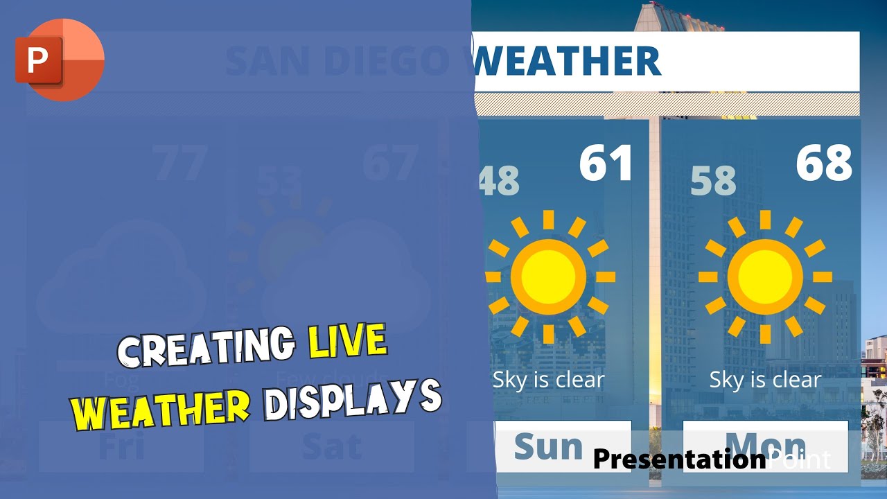 Create a Live Weather Display Using PowerPoint | PresentationPoint