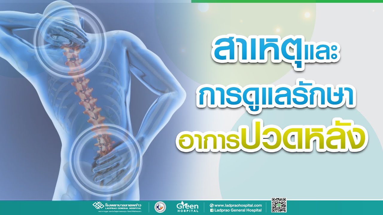 สาเหตุ และการดูแลรักษา อาการปวดหลัง