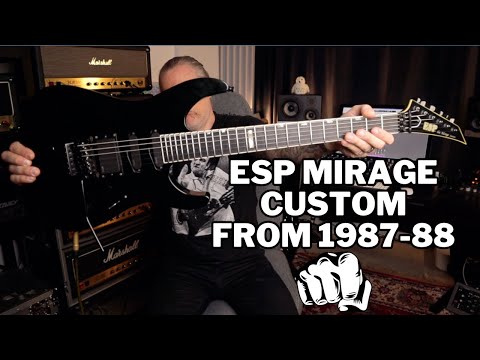 ESP the MIRAGE CUSTOM from 1987-88 | The Best Superstrat ever?