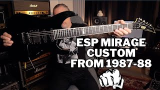 Video thumbnail for ESP the MIRAGE CUSTOM from 1987-88 | The Best Superstrat ever? by Euge Valovirta