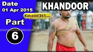 Khandoor (Ludhiana) Kabaddi Tournament 1 April 2015 Part 1