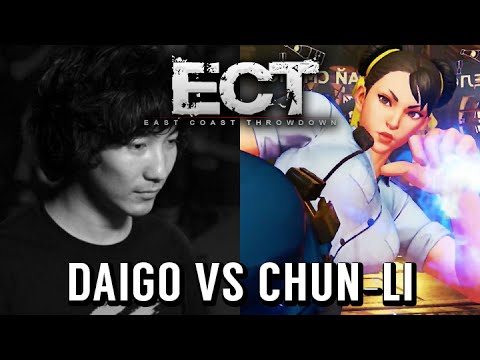 Street Fighter V Tournament: ECT 2016 Day 2 - BST Daigo (Ryu) v CoinUp Lud (Chun-Li)