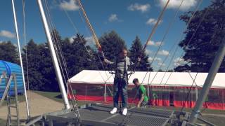 preview picture of video 'Catapult in Ventspils Adventure Park 2012'