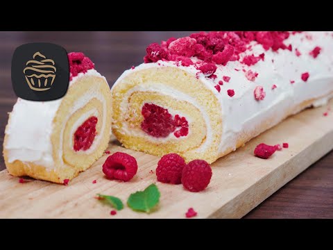 Das Geheimnis perfekter Biskuitrouladen – mit frischer Topfencreme! 😍