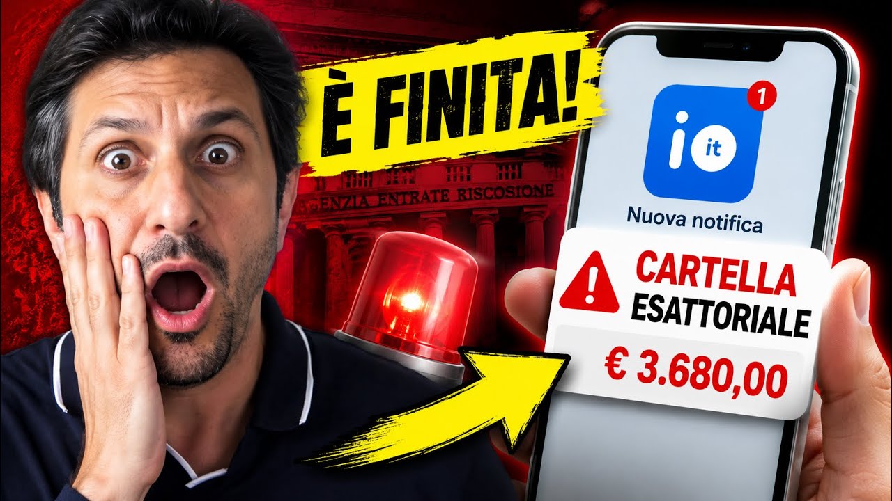 Lo STATO ti PERSEGUITA: le cartelle ESATTORIALI arrivano sul TELEFONO