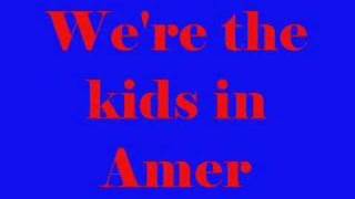 Cascada~ Kids in America w/ lyrics