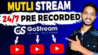 Start Multiple Live Streams in One YouTube With Gostream |  Two live stream on one youtube channel