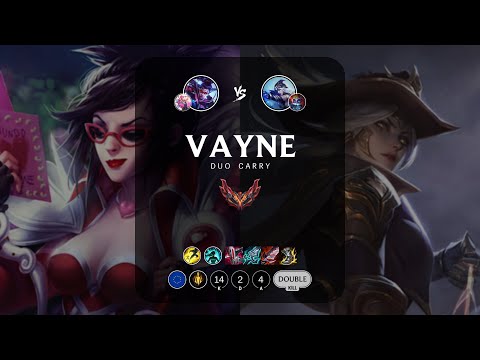 Vayne ADC vs Ashe - EUW Grandmaster Patch 12.23