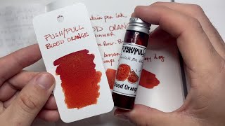 Push/Pull Blood Orange Fountain Pen Ink Quick Look