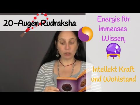 20-Augen Rudraksha (20 Mukhi) -  Energie für immenses Wissen, Intellekt Kraft und Wohlstand