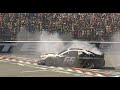 Timmy Hill does interview and burnout at the same time| iRacing eNASCAR Pro Invitational Series
