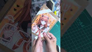 昨日の続き〜‼️ #うりさん #梱包動画 #からぴち #推し活 #カラフルピーチ #ぴちりす #グッズ #手元動画