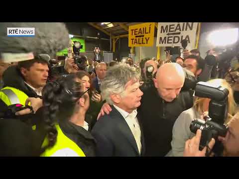 MORE TENSE EXCHANGES BETWEEN GERRY "THE MONK" HUTCH & PAUL REYNOLDS AT THE RDS - RTE NEWS IRELAND