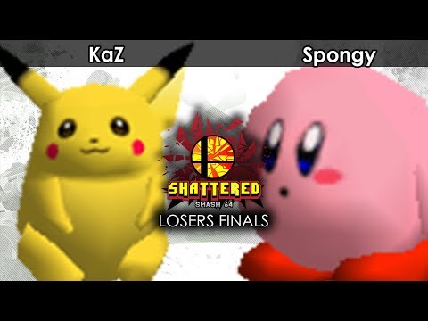 Smash 64: FN | KaZ (Pikachu) V Spongy (Kirby) - Shattered 79 Tournament SSB64