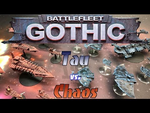 #TBT Battlefleet Gothic Battle Report - Tau vs. Chaos