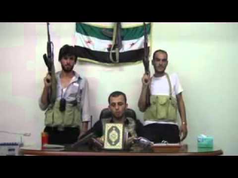 انشقاق الرقيب أول المتطوع أنس خالد رستم من مرتبات قوى الدفاع الجوي المصنع 419 وانضمامه إلى الجيش السوري الحر في ريف حماة